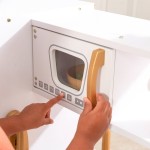 Bucatarie Moderna Alba de joaca pentru copii cu Accesorrii Incluse - Bucatarie Modern White and Gold din lemn de la Kidkraft Bucatarie Moderna Alba de joaca pentru copii cu Accesorrii Incluse - Bucatarie Modern White and Gold din lemn de la Kidkraft